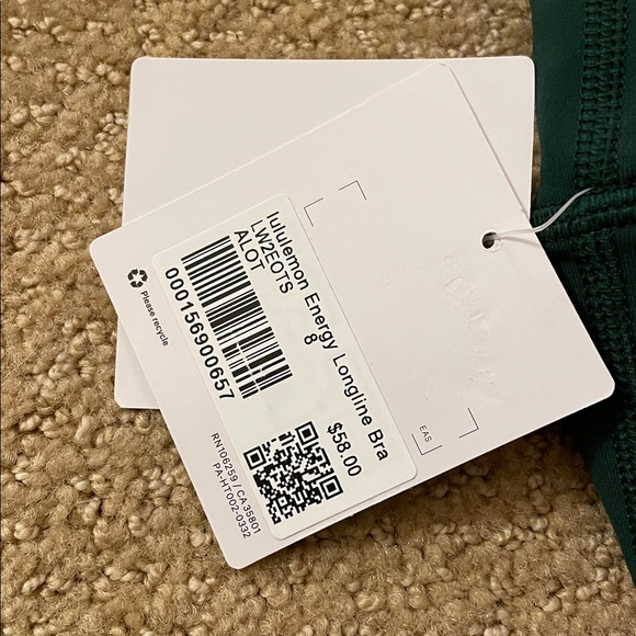 lululemon athletica Deep Green “Longline Bra”; size 8
Never used! NWT - Picture 5 of 7